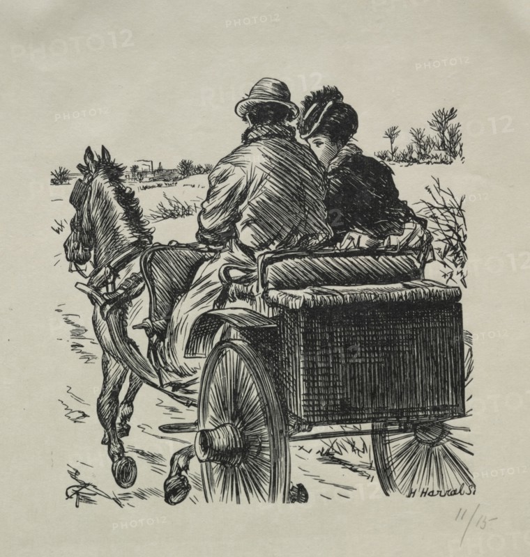 The Coat with a Fur Lining, 1869. Charles Samuel Keene (British, 1823-1891). Wood engraving