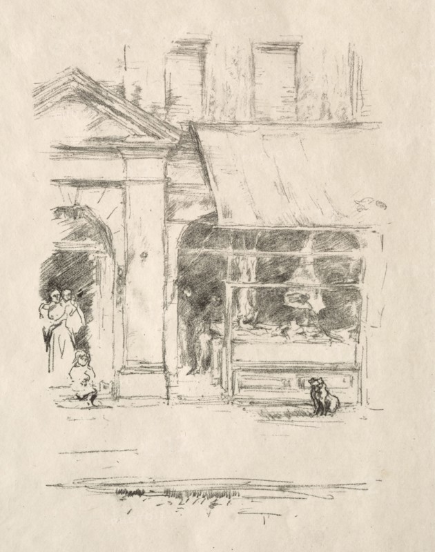 The Butcher's Dog, 1896. James McNeill Whistler (American, 1834-1903). Lithograph