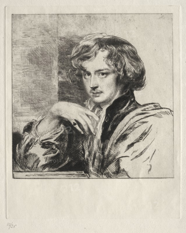 Van Dyck. Andrew Geddes (British, 1783-1844). Etching