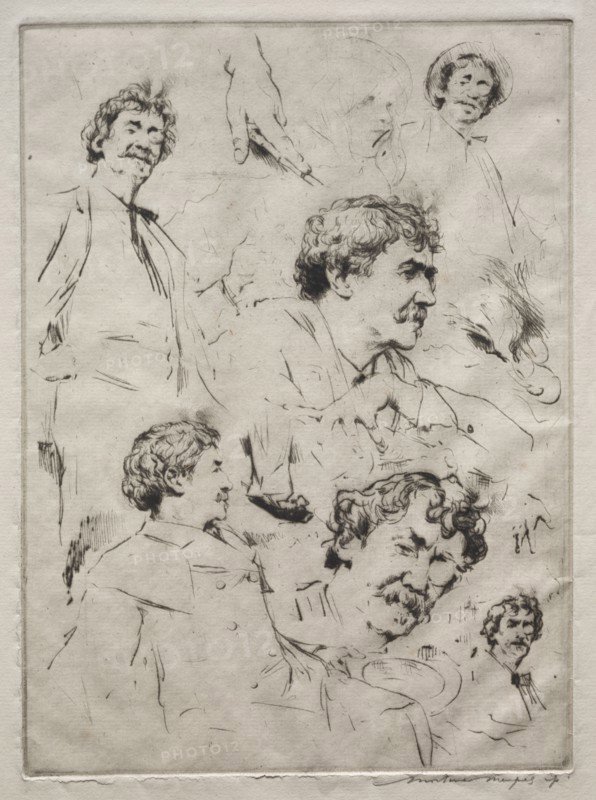 James MacNeill Whistler. Mortimer Menpes (British, 1860-1938). Drypoint