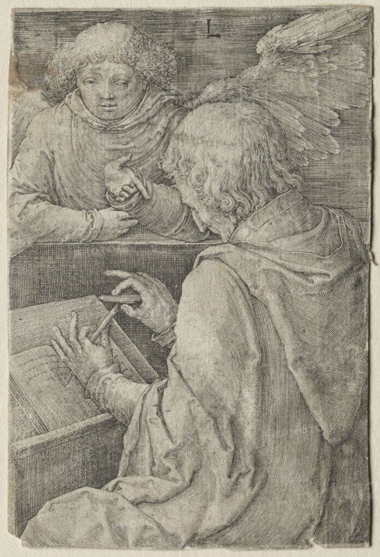 St. Matthew. Lucas van Leyden (Dutch, 1494-1533). Engraving