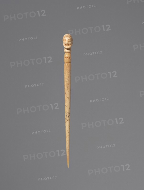 Hairpin, 500-450 BC. Greece, first half 5th Century BC. Ivory; overall: 13.9 cm (5 1/2 in.).