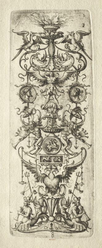 Ornament Fillet. Daniel I Hopfer (German, c. 1470-1536). Etching
