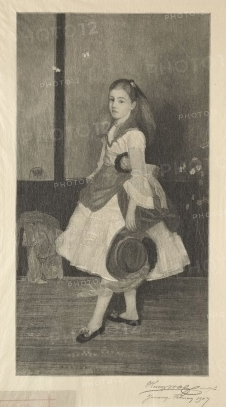 Miss Alexander, 1907. Henry Wolf (American, 1852-1916). Wood engraving