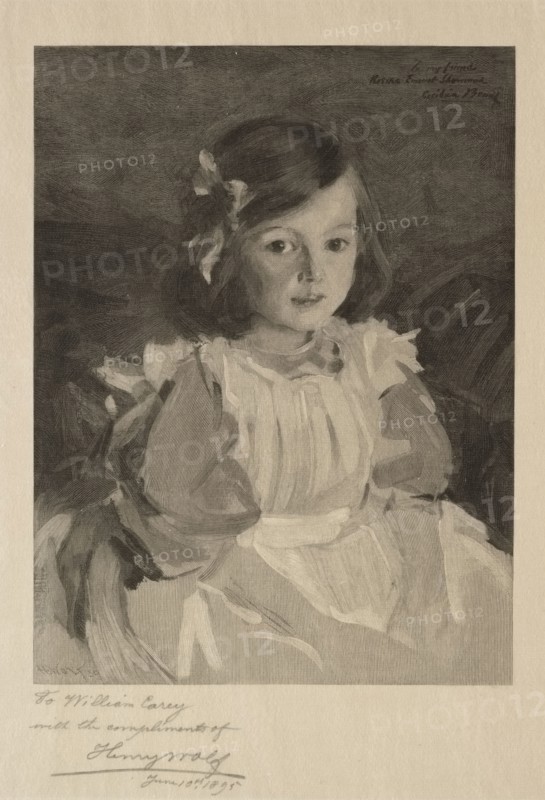 Cynthia. Henry Wolf (American, 1852-1916). Wood engraving