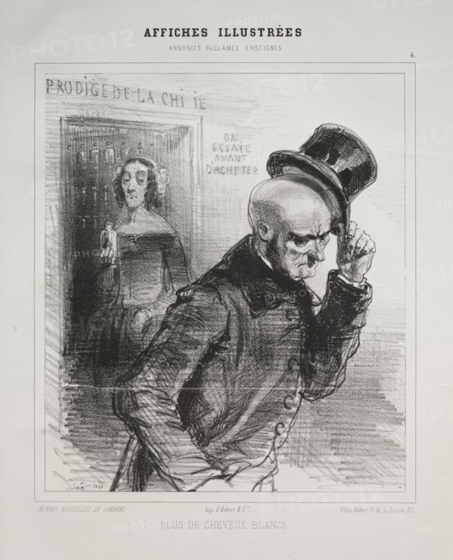 Affliches Illustrées. Paul Gavarni (French, 1804-1866). Lithograph
