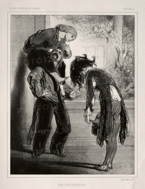 Carnaval. Paul Gavarni (French, 1804-1866). Lithograph