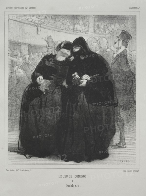 Carnaval. Paul Gavarni (French, 1804-1866). Lithograph