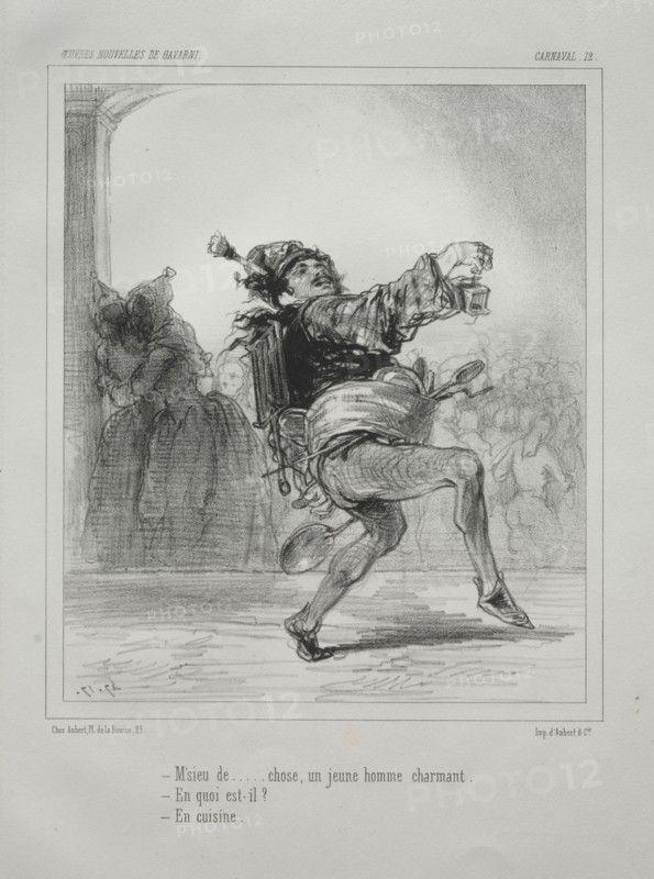 Carnaval. Paul Gavarni (French, 1804-1866). Lithograph