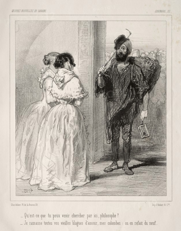 Carnaval. Paul Gavarni (French, 1804-1866). Lithograph