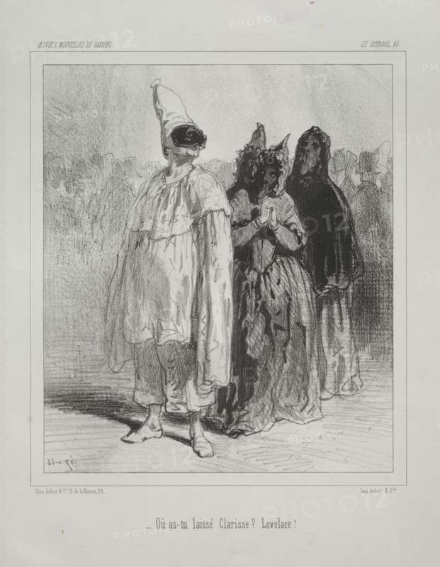 Carnaval. Paul Gavarni (French, 1804-1866). Lithograph
