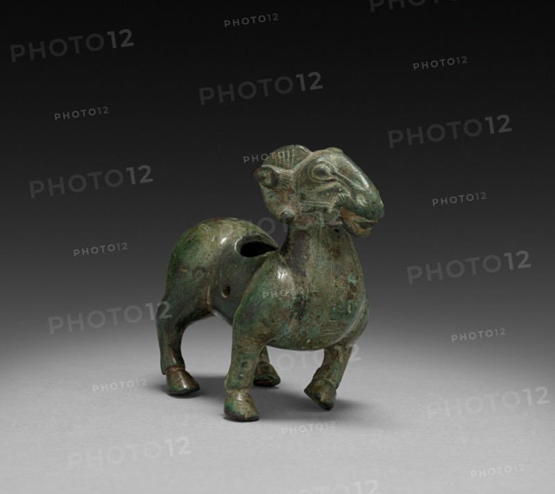 Zun in the Shape of a Ram, 206 BC - AD 220. China, Han dynasty (202 BC-AD 220) - Six Dynasties (265-587). Bronze;