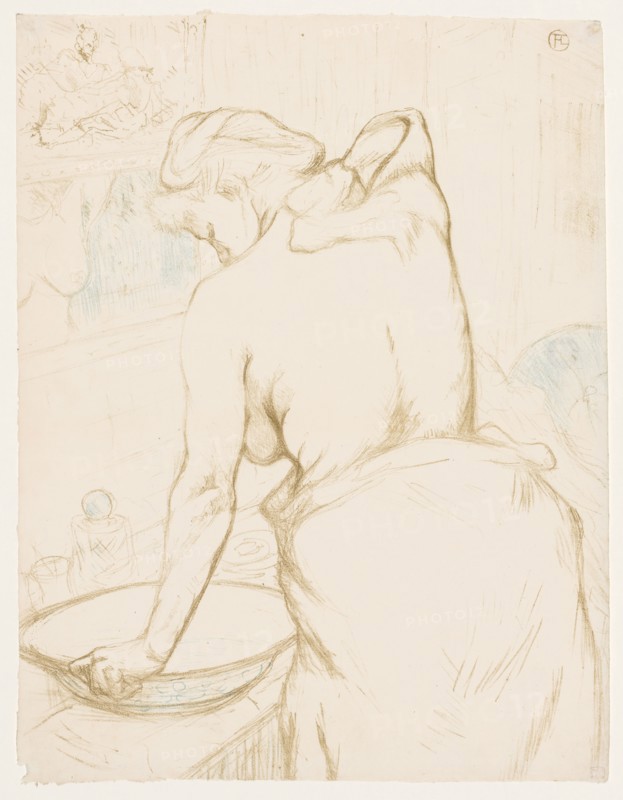 Elles: The Toilet, 1896. Henri de Toulouse-Lautrec (French, 1864-1901). Color lithograph