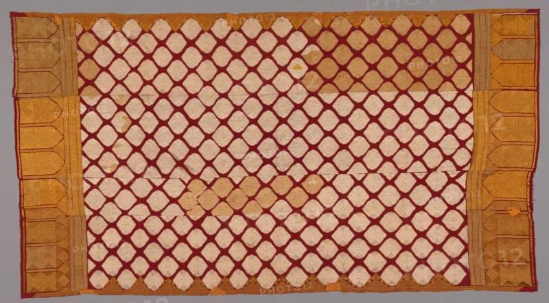Head Shawl (Phulkari), 1800s. India, Punjab, 19th century. Embroidery; silk on cotton; overall: 116.8 x 264.2 cm (46 x 104 in.)