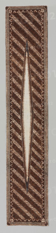 Slendang, 1800s. Indonesia, Central Java, 19th century. Batik; cotton; overall: 261.5 x 50.8 cm (102 15/16 x 20 in.)