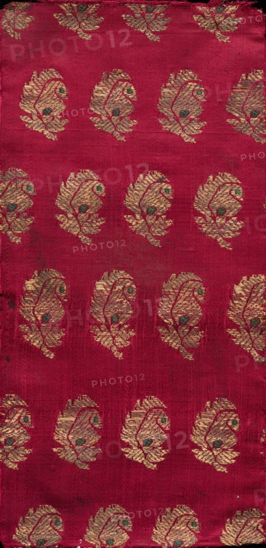 Brocaded Book Cover, 1800s. India, 19th century. Brocade; overall: 29.2 x 14 cm (11 1/2 x 5 1/2 in.)