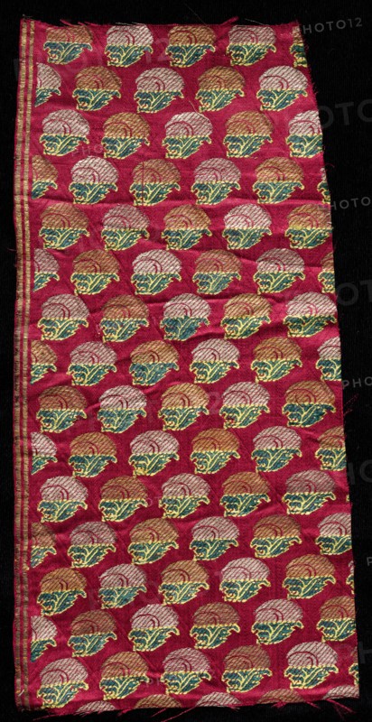 India, Surat, 1800s. India, Surat, 19th century. Brocade; silk, gold and silver threads; overall: 29.2 x 14.6 cm (11 1/2 x 5 3/4 in.)