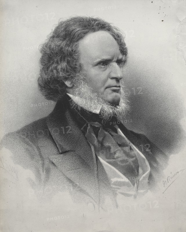 Portrait. Carl Adolph Rimanoczy (British, 1834-1910). Lithograph