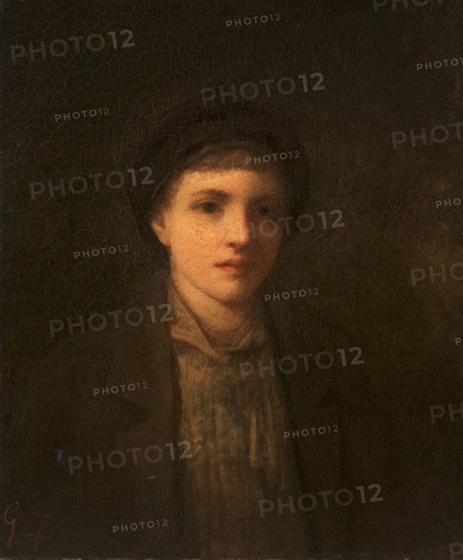 Head of a Boy. George Fuller (American, 1822-1884). Oil on canvas; unframed: 61 x 50.7 cm (24 x 19 15/16 in.).