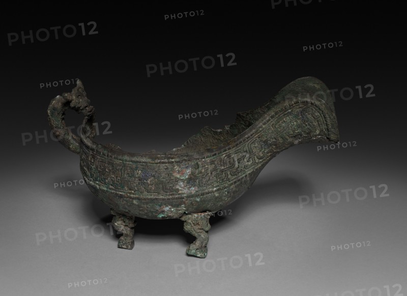 Sacrificial Vessel, Ming dynasty (1368-1644) ?. China, Ming dynasty (1368-1644) ?. Bronze; overall: 11.5 x 15.3 cm (4 1/2 x 6 in.).