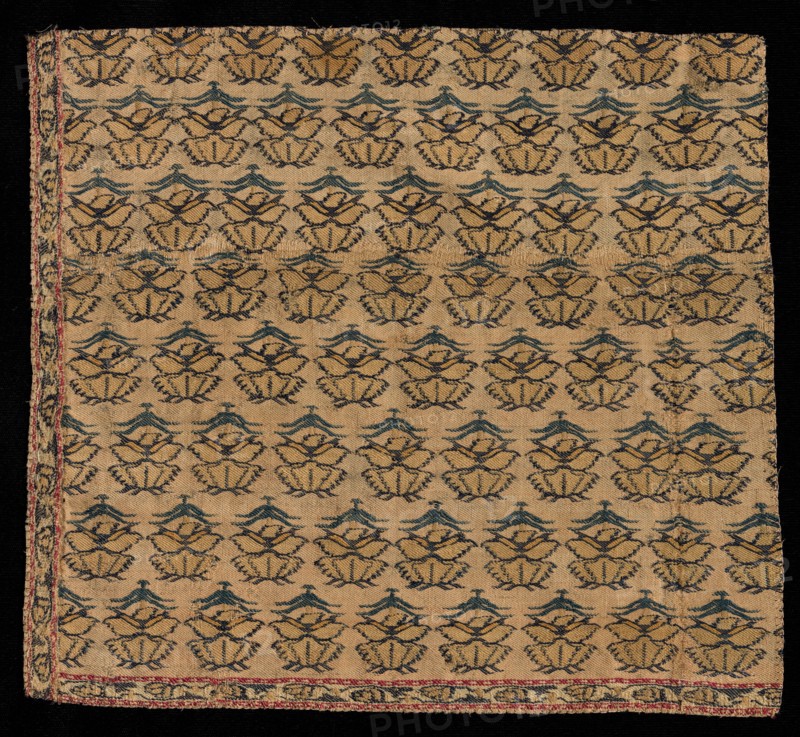 Corner Fragment of a Shawl, late 1700s. India, Kashmir, late 18th century. Tapestry twill; overall: 24.1 x 27.3 cm (9 1/2 x 10 3/4 in.)