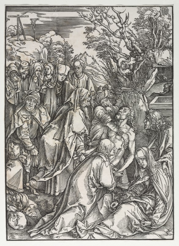 The Great Passion:  The Deposition. Albrecht Dürer (German, 1471-1528). Woodcut