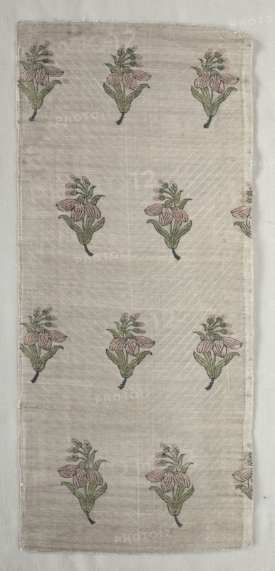 Fragment, 1600s. Iran, 17th century. 1/3 silk twill, brocaded; overall: 54 x 23.8 cm (21 1/4 x 9 3/8 in.)