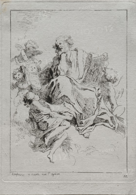 St. Luke. Jean-Honoré Fragonard (French, 1732-1806). Etching