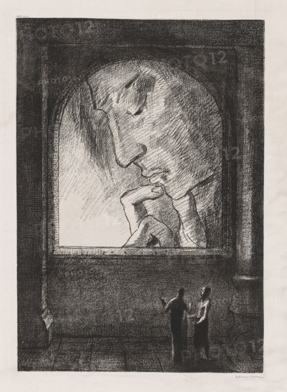 Light, 1893. Odilon Redon (French, 1840-1916). Lithograph