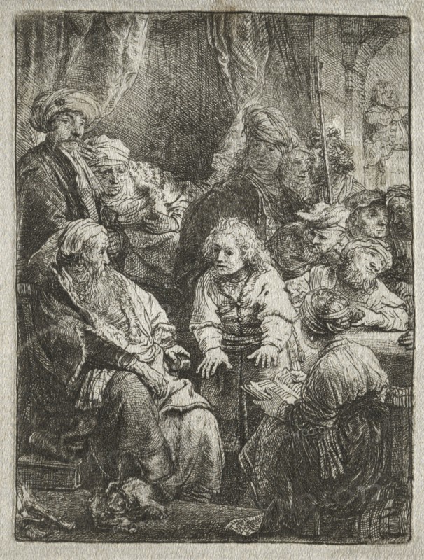 Joseph Telling his Dreams, 1638. Rembrandt van Rijn (Dutch, 1606-1669). Etching with drypoint; platemark: 11.2 x 8.4 cm (4 7/16 x 3 5/16 in.)