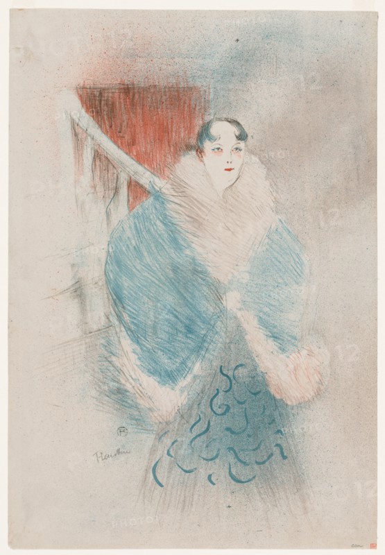 Elsa, Dite la Viennoise, 1897. Henri de Toulouse-Lautrec (French, 1864-1901). Color lithograph; sheet: 56.7 x 38.8 cm (22 5/16 x 15 1/4 in.)