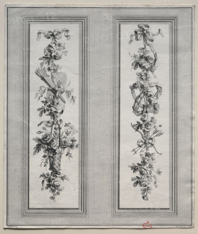 Garden Ornament. Pierre Gabriel Berthault (French, 1748-1819). Engraving
