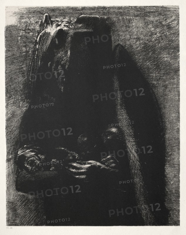 The Temptation of St. Anthony, 1888. Odilon Redon (French, 1840-1916). Lithograph