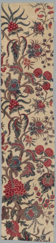 Strip of Woodblock Printed Linen, c. 1785. France, late 18th century. Woodblock print on linen; overall: 286.9 x 63.5 cm (112 15/16 x 25 in.).