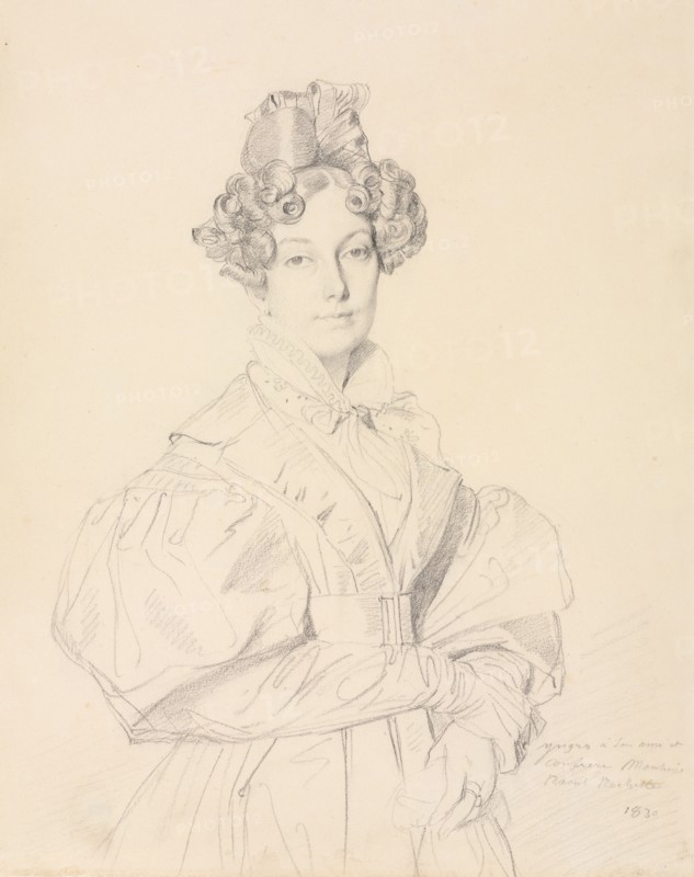 Madame Désiré Raoul-Rochette, 1830. Jean-Auguste-Dominique Ingres (French, 1780-1867). Graphite; sheet: 32.1 x 24 cm (12 5/8 x 9 7/16 in.).