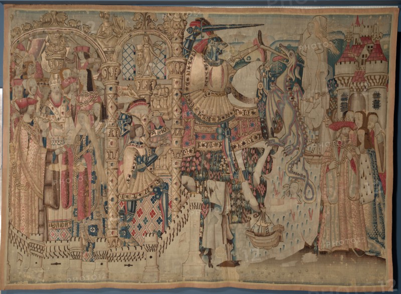 Story of Perseus and Andromeda, early 1500s. Netherlands, early 16th century. Tapestry weave: wool and silk; overall: 320.5 x 446.8 cm (126 3/16 x 175 7/8 in.)