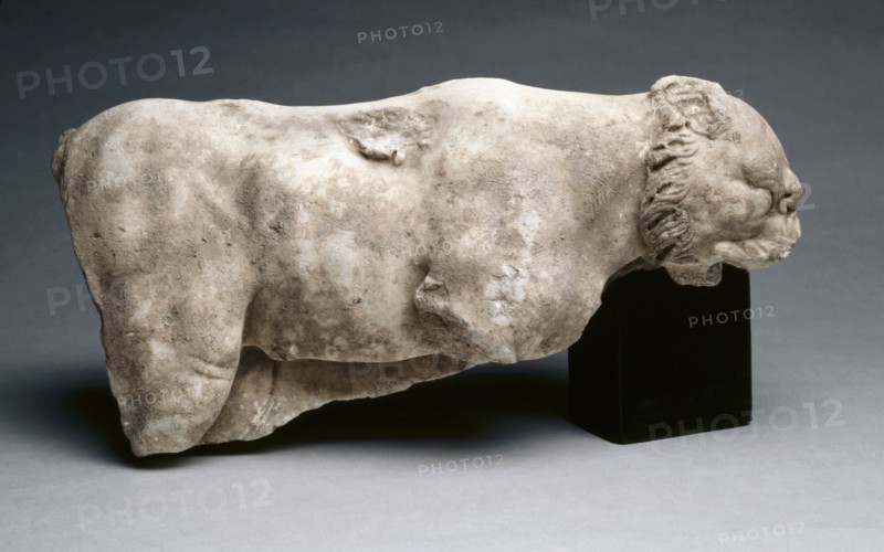 Fragment of a Panther, 100s BC. Greece, Hellenistic period, 2nd Century BC. Marble; overall: 24.8 x 50.2 x 26.8 cm (9 3/4 x 19 3/4 x 10 9/16 in.).