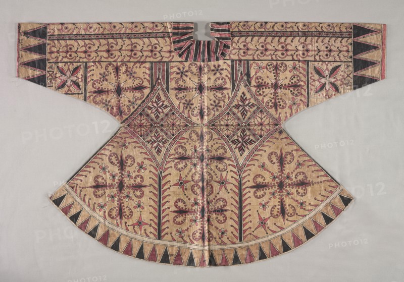 Jacket, 19th century. Indonesia, Sulawesi (Celebes), 19th century. Tapa cloth, printed; overall: 64.8 x 97.2 cm (25 1/2 x 38 1/4 in.).