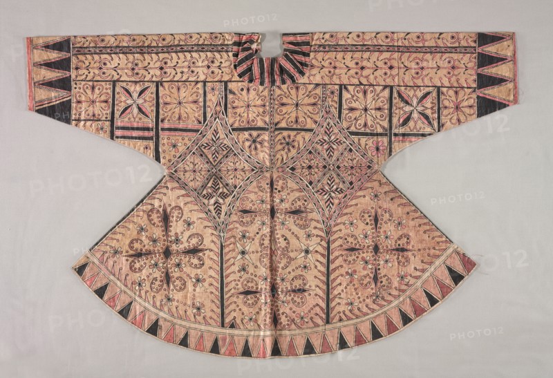 Jacket and Skirt, 19th century. Indonesia, Sulawesi (Celebes), 19th century. Tapa cloth ; overall: 64.8 x 97.2 cm (25 1/2 x 38 1/4 in.)