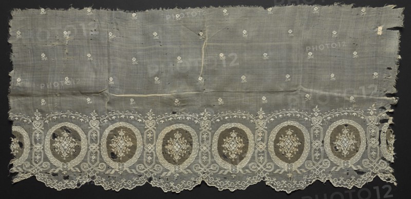 Embroidered Strip, 19th century. Philippines, 19th century. Embroidery in ecru thread on pina cloth; overall: 43.5 x 88.5 cm (17 1/8 x 34 13/16 in.)