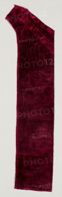 Fragments of a Chasuble, 1600s. Italy, 17th century. Velvet; overall: 98 x 27 cm (38 9/16 x 10 5/8 in.)