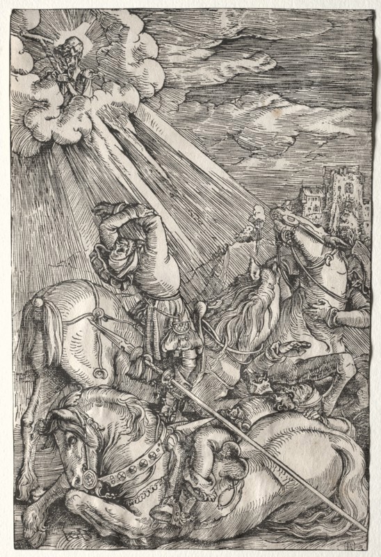 The Conversion of St. Paul. Hans Baldung (German, 1484/85-1545). Woodcut