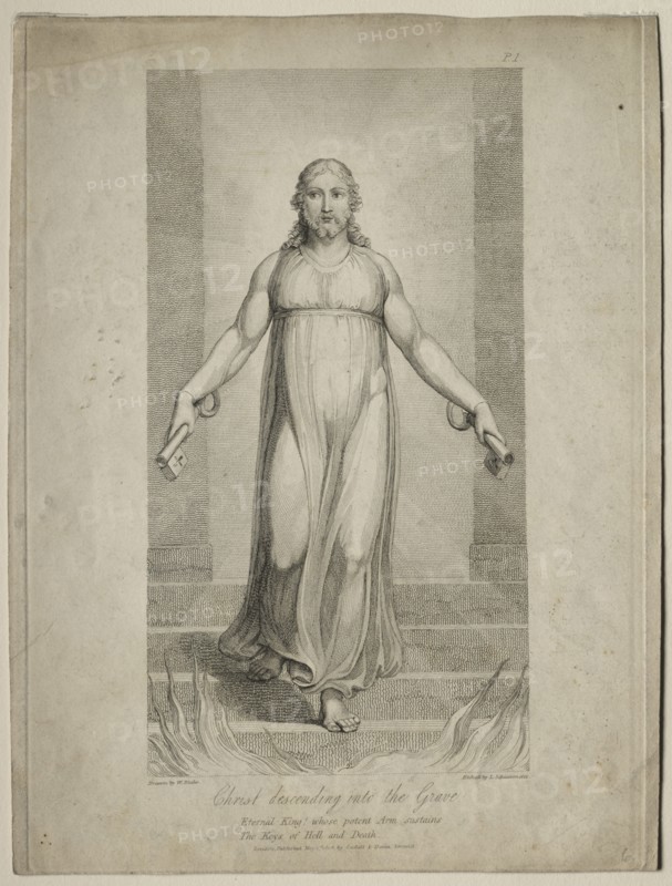 Christ Descending into the Grave. Luigi Schiavonetti (Italian, 1765-1810). Etching