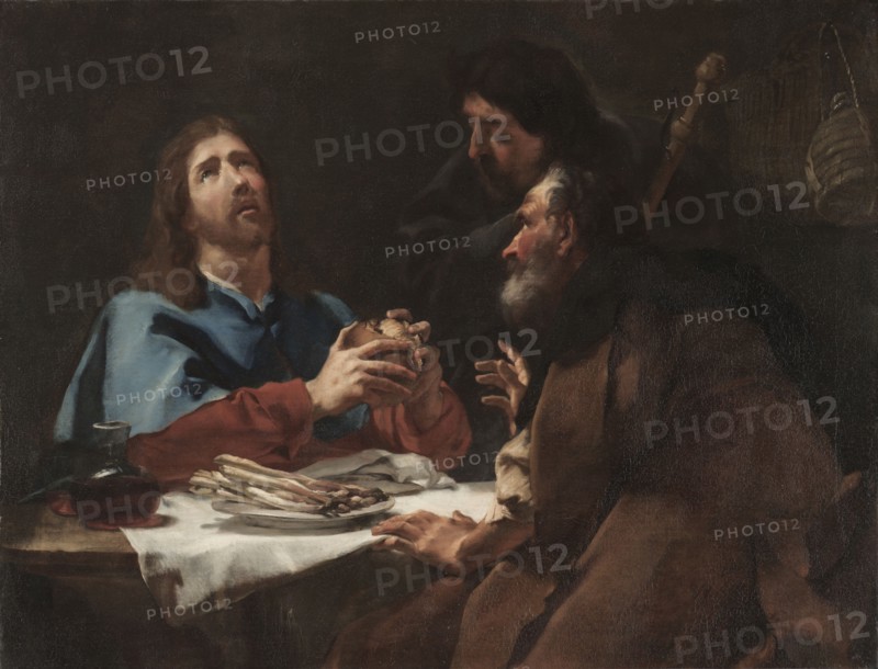 The Supper at Emmaus, c. 1720. Giovanni Battista Piazzetta (Italian, 1682-1754). Oil on canvas; framed: 133.4 x 167 x 9.5 cm (52 1/2 x 65 3/4 x 3 3/4 in.); unframed: 108 x 140.6 cm (42 1/2 x 55 3/8 in.).