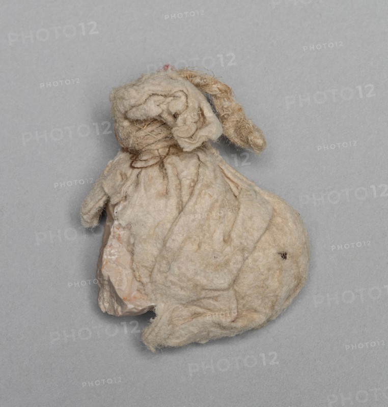 Relic of the Stone which Supported the Cross, c. 1045. Germany, Lower Saxony?, Romanesque period, 11th century. Limestone, felted fiber