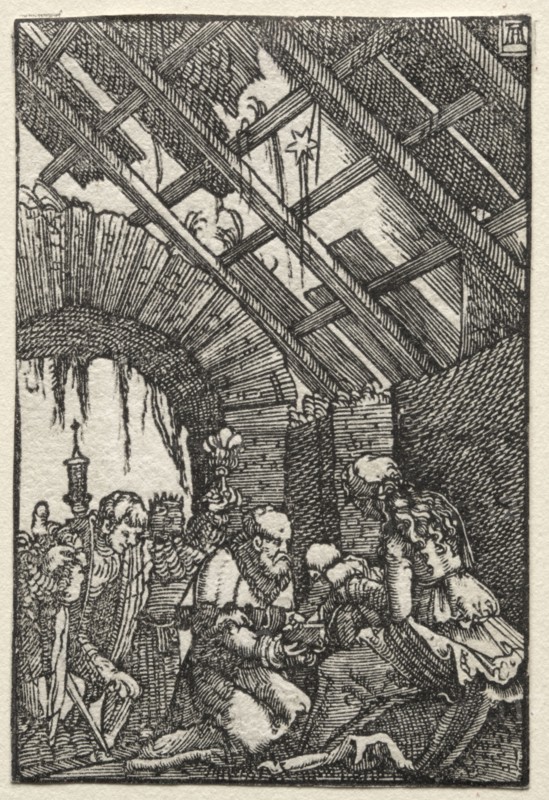The Fall and Redemption of Man:  The Adoration of the Magi, c. 1515. Albrecht Altdorfer (German, c. 1480-1538). Woodcut
