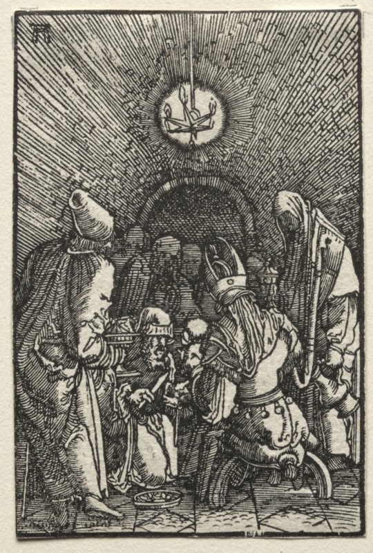 The Fall and Redemption of Man:  The Circumcision, c. 1515. Albrecht Altdorfer (German, c. 1480-1538). Woodcut