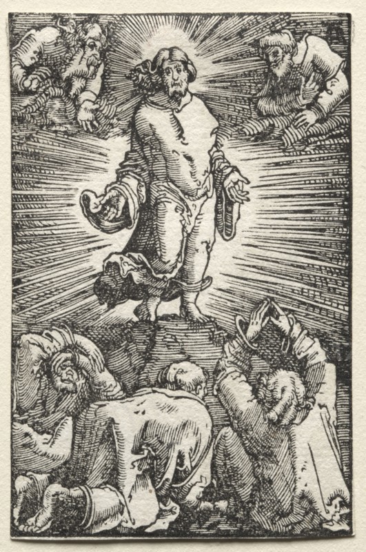 The Fall and Redemption of Man:  The Transfiguration, c. 1515. Albrecht Altdorfer (German, c. 1480-1538). Woodcut