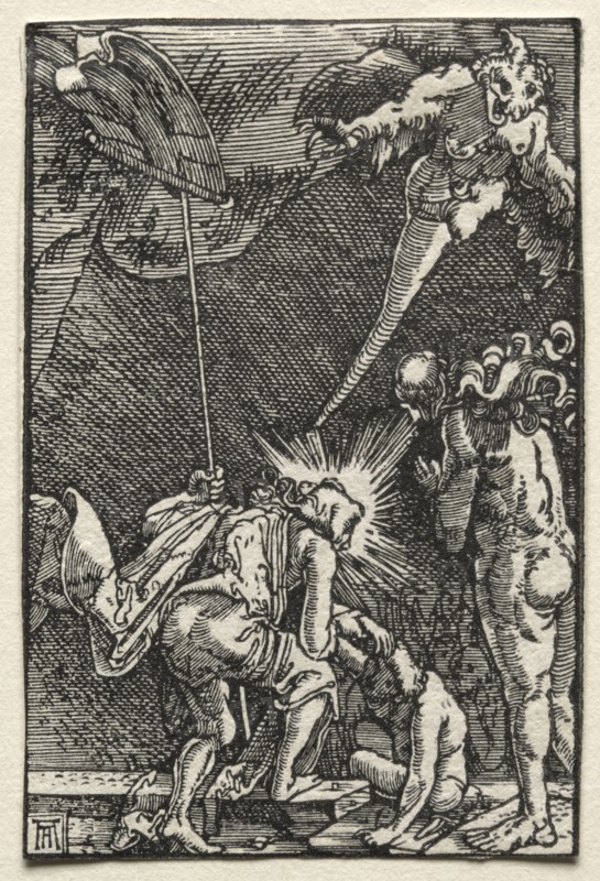 The Fall and Redemption of Man: Descent into Hell, c. 1515. Albrecht Altdorfer (German, c. 1480-1538). Woodcut