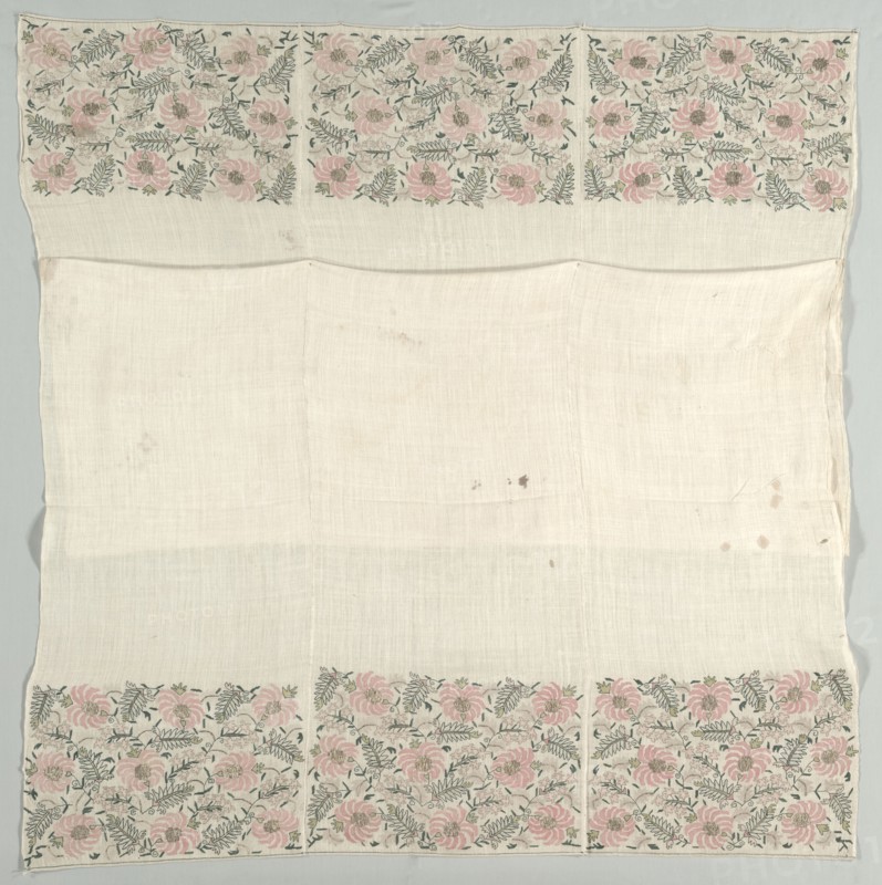 Embroidered Bed Spread, 18th century. Turkey, 18th century. Embroidery: silk on linen tabby ground; overall: 269.3 x 153.7 cm (106 x 60 1/2 in.)